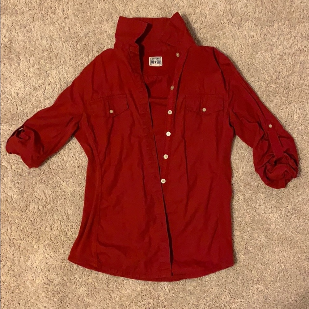 Converse One-Star Button Down Shirt